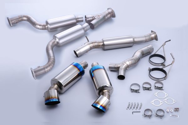 Tomei Japan Ti Racing Titanium Dual Catback Muffler Exhaust Nissan Z RZ34/400Z