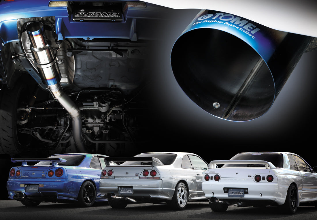 Ti RACING TITANIUM MUFFLER for BNR32/BCNR33/BNR34 - BNR34 441010