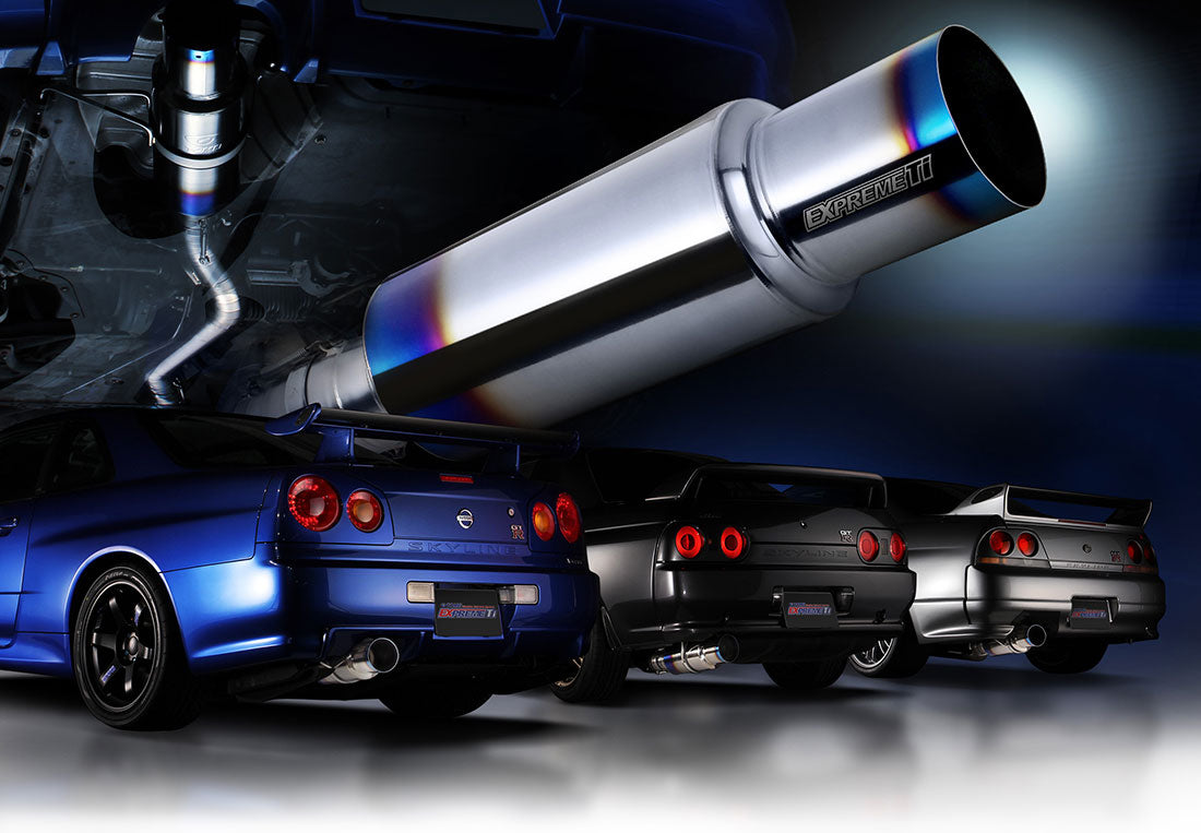 Tomei EXPREME Ti TITANIUM MUFFLER for BNR34 RB26DETT