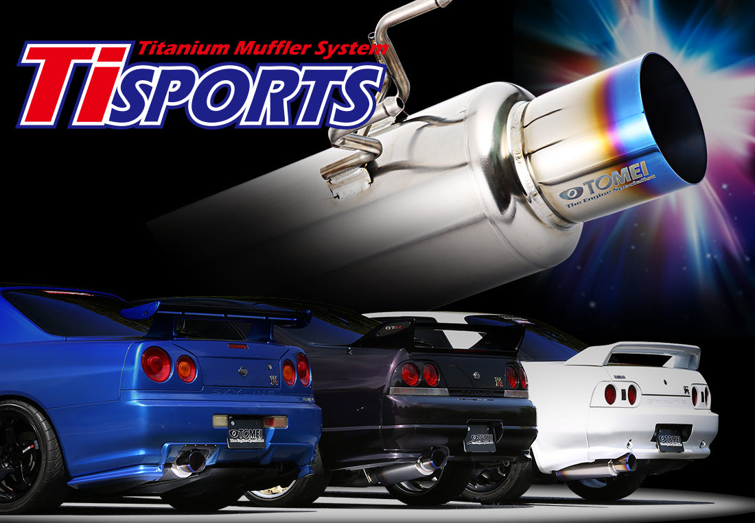 Tomei Ti SPORTS TITANIUM MUFFLER For SKYLINE GT-R BCNR33 RB26 442002