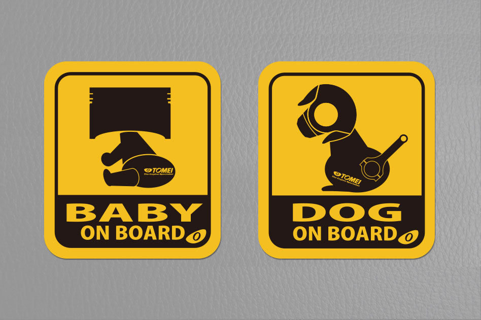 Tomei ON BOARD STICKER type DOG