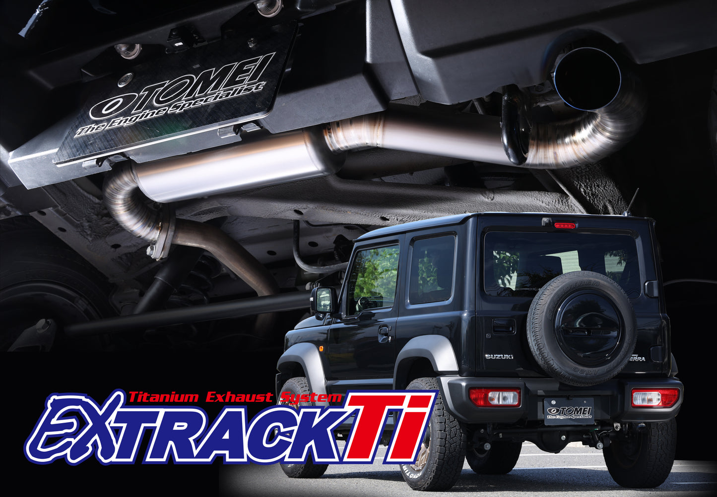Tomei Ti EXTRACK Ti TITANIUM MUFFLER for JIMNY SIERRA