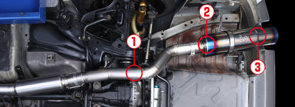 Tomei Ti RACING TITANIUM MUFFLER for Nissan Silvia S13 / 180SX (R)PS13 SR20DET 441015, image 4