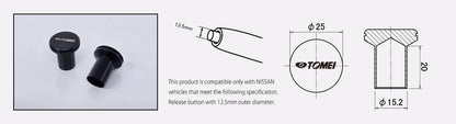 Tomei SPIN TURN KNOB TYPE-1 to TYPE-4 for Nissan, Toyota, Subaru, Mitsubishi and Mazda, image 6